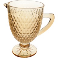 Jarra 1 Litro Amelie Com Base Âmbar Luster